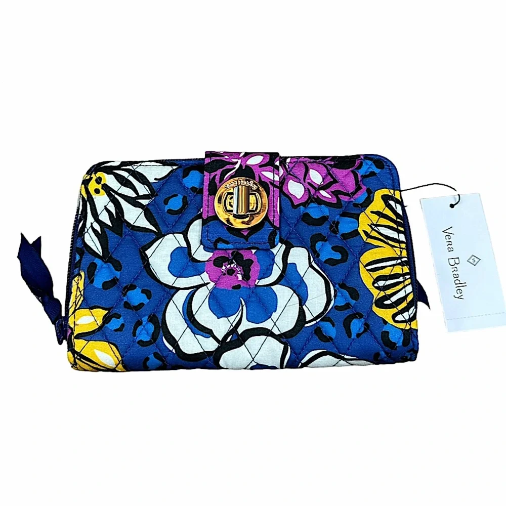 VERA BRADLEY: NWT Bags African Violet Turnlock Wallet